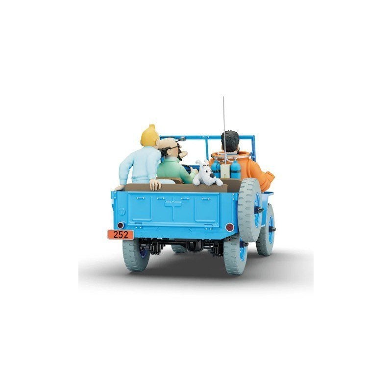 Kuifje op de Maan De blauwe Jeep CJ2A schaal 1/8, Niet ingevuld, Nieuw, Niet ingevuld, Niet ingevuld