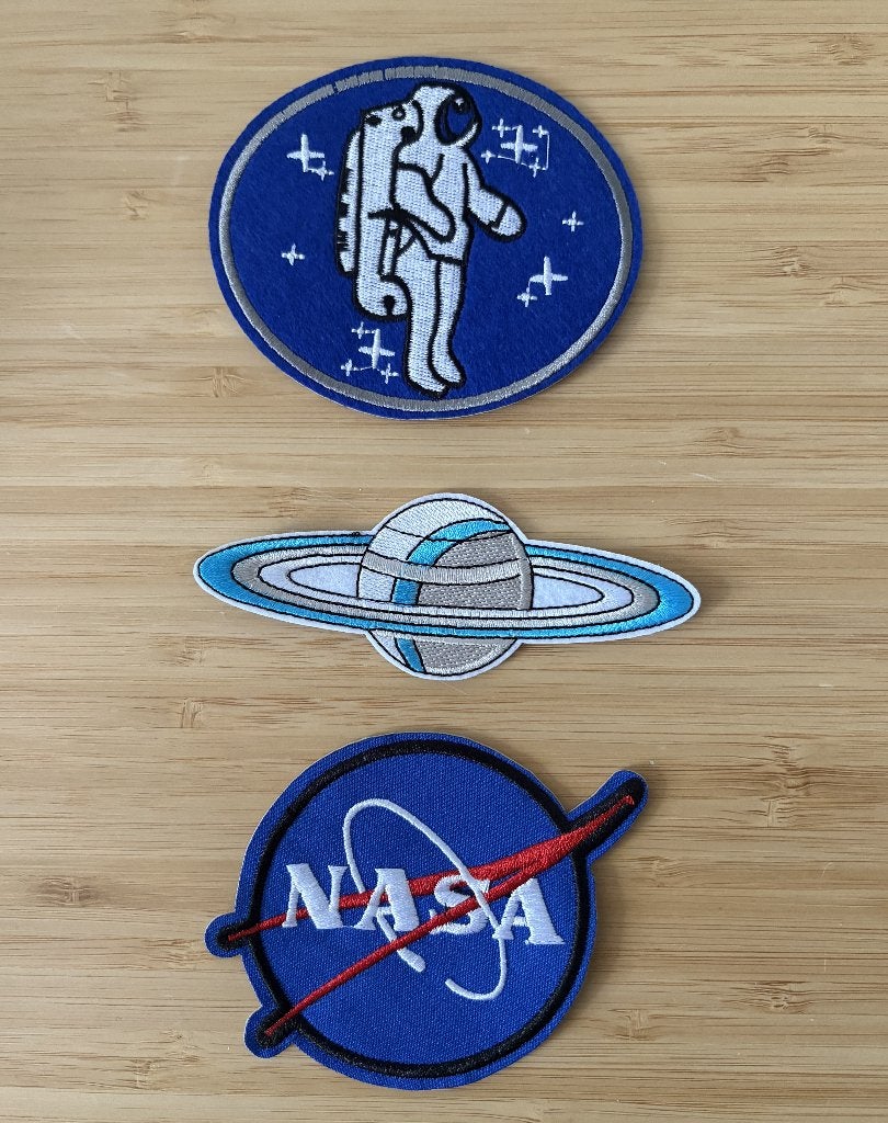 Patch Nasa, astranout, planeet, Verzenden, Nieuw
