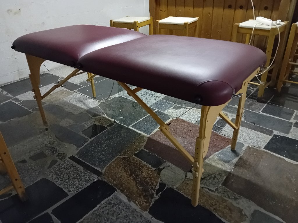 massagetafel in hoes met bijpassende stoel, Ophalen, Zo goed als nieuw, Massagetafel