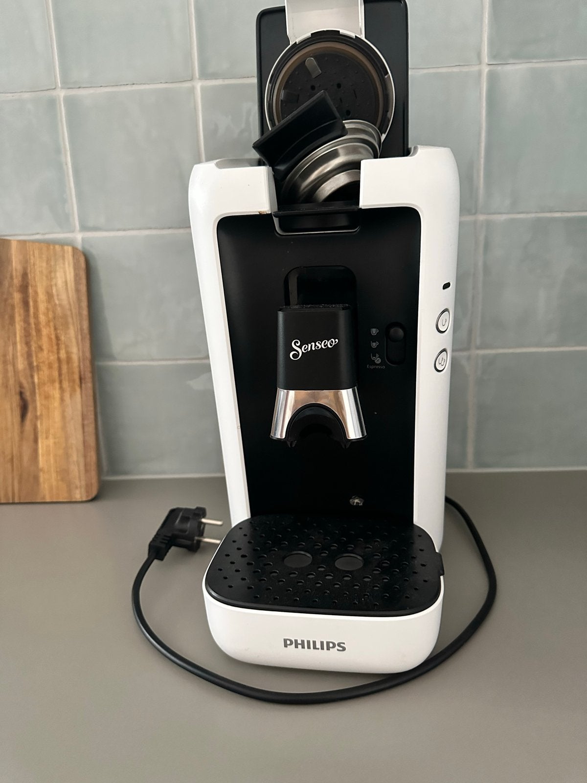 Philips Senseo Koffiezetapparaat Wit - Zo goed als nieuw, Ophalen, Koffiemachine, Zo goed als nieuw, 2 tot 4 kopjes