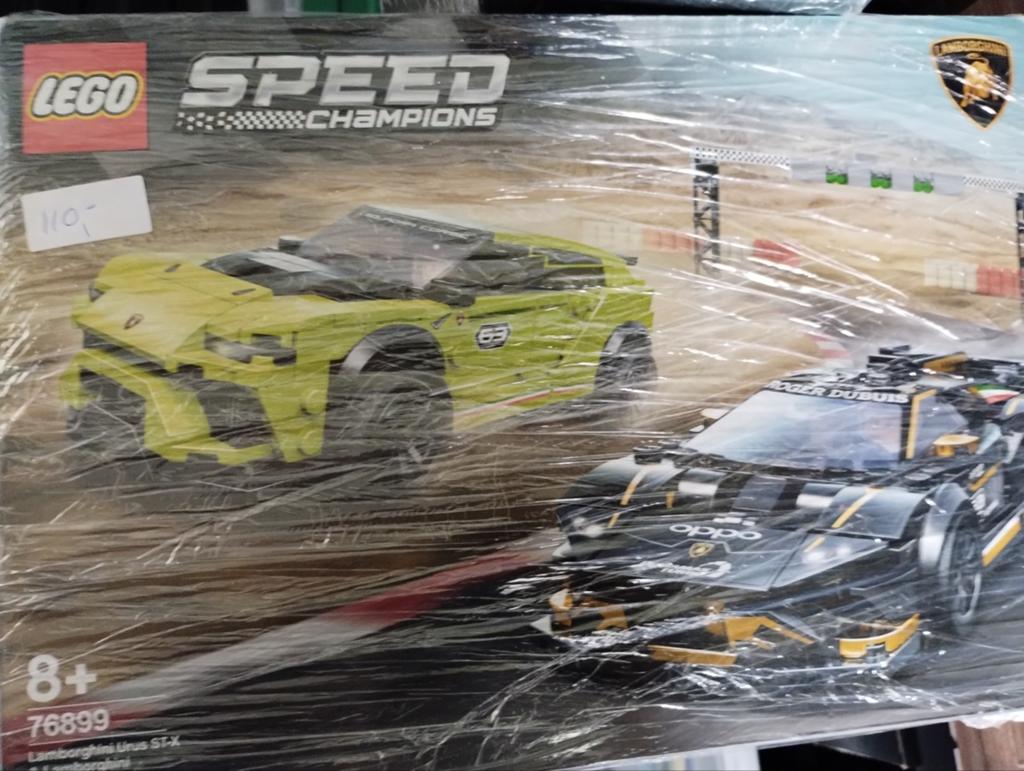 LEGO Speed Champions Lamborghini Urus ST-X & Huracán Super, Lego, Zo goed als nieuw, Complete set, Speed Champions