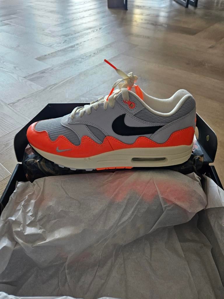 Nike Air Max 1 Patta Waves Hyper Crimson Pure Platinum, Ophalen of Verzenden, Nieuw, Nike