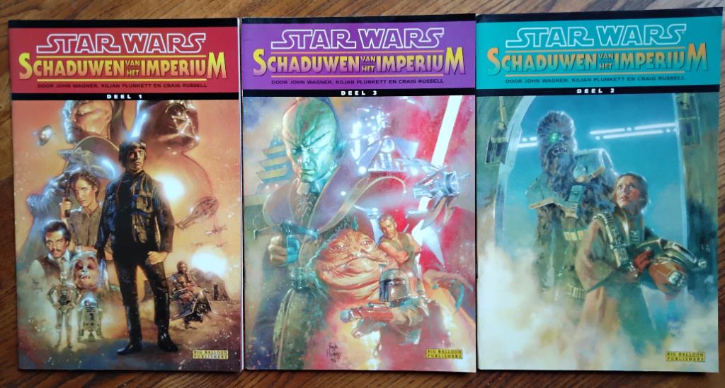 Star Wars comic book vintage Shadow of the Empire Nederlands, Verzamelen, Star Wars, Ophalen of Verzenden, Zo goed als nieuw, Boek of Poster