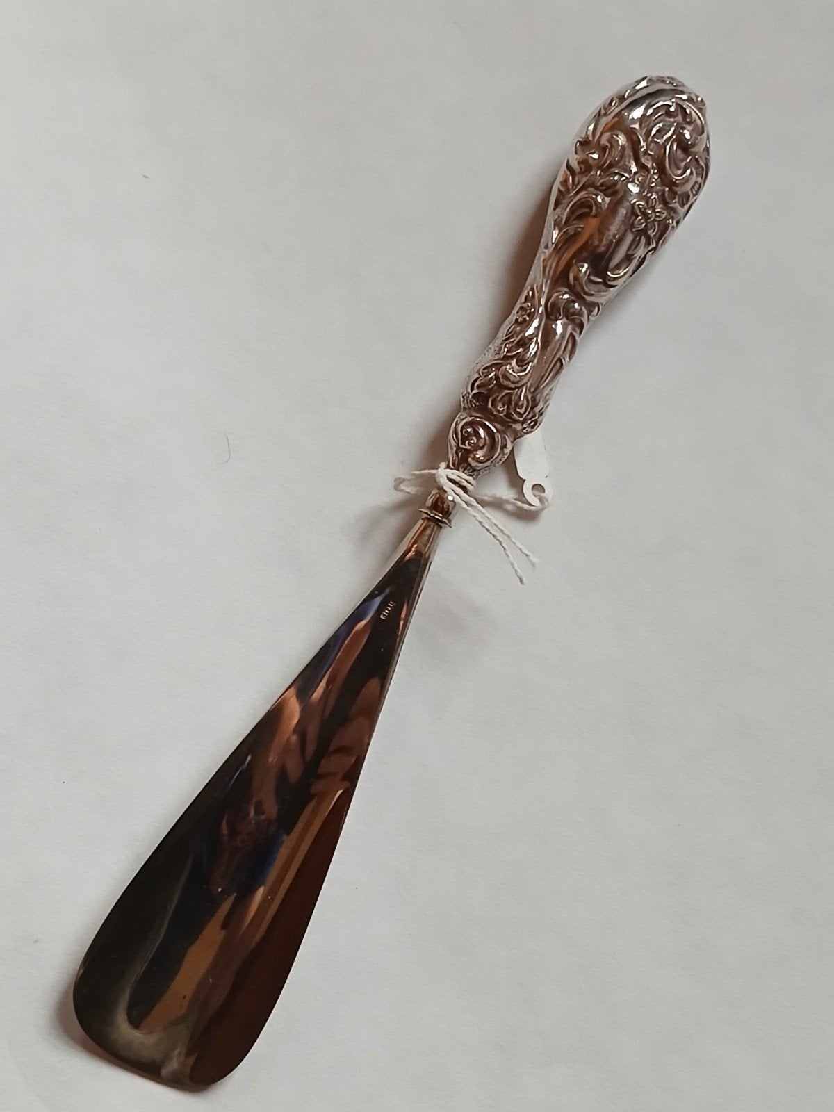 antiek oud zilver schoenlepel engels verzamelzilver heft, Antiek en Kunst, Ophalen, Zilver