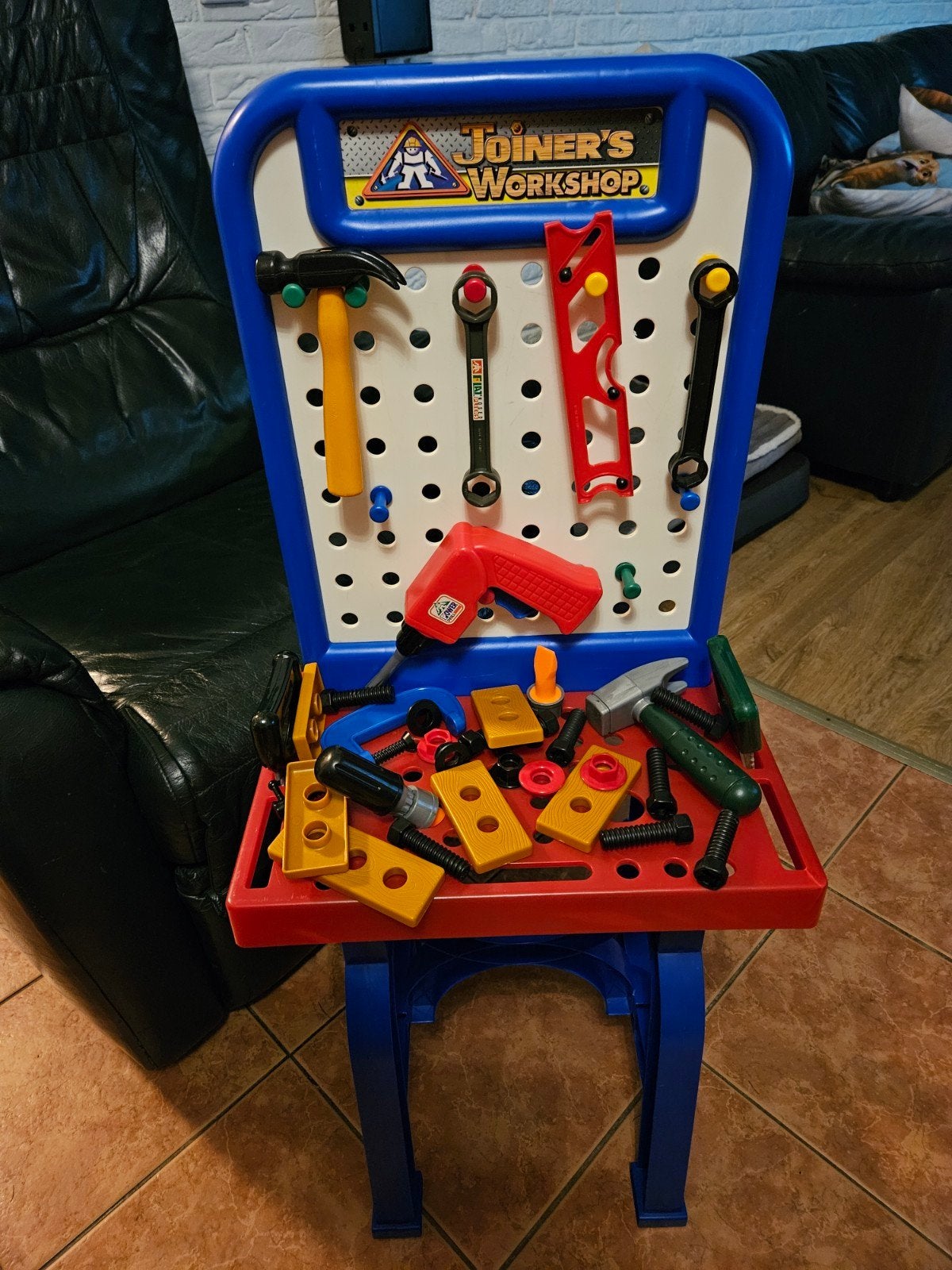 Kinderwerkbank met gereedschap, Ophalen of Verzenden, Gebruikt, Jongen of Meisje