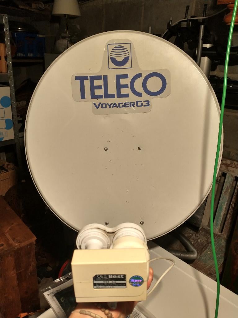 Teleco Voyager G3 satelliet losse schotelantenne 65cm, Ophalen, Gebruikt, (Schotel)antenne, Overige merken
