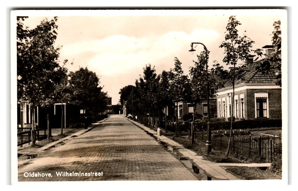 Oldehove, Wilhelminastraat, Verzenden, 1940 tot 1960, Ongelopen, Groningen