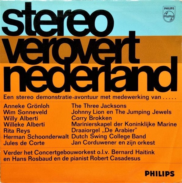 LP Stereo Verovert Nederland (1964), Cd's en Dvd's, LP, Gebruikt, Ophalen of Verzenden, 12 inch