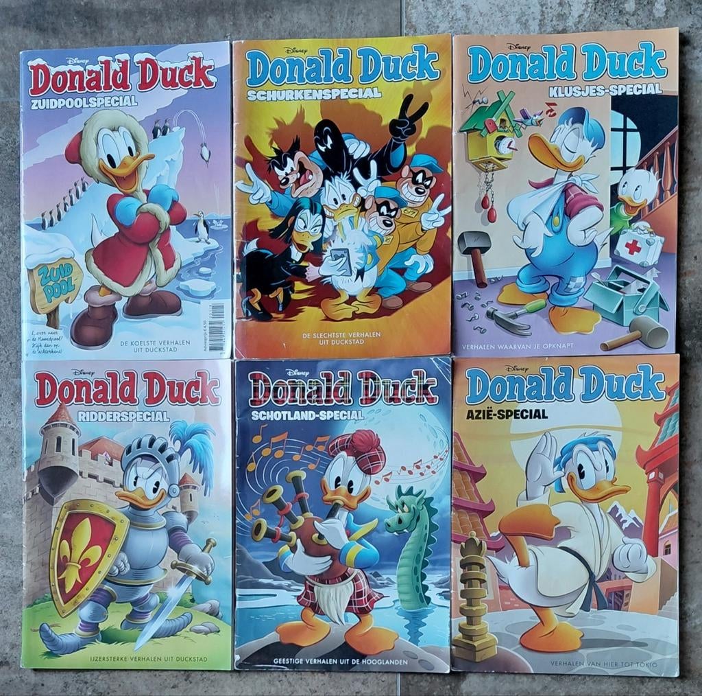 Donald Duck Specials RUILEN of €1.- PER STUK, Boeken, Meerdere comics, Ophalen of Verzenden, Gelezen, Europa