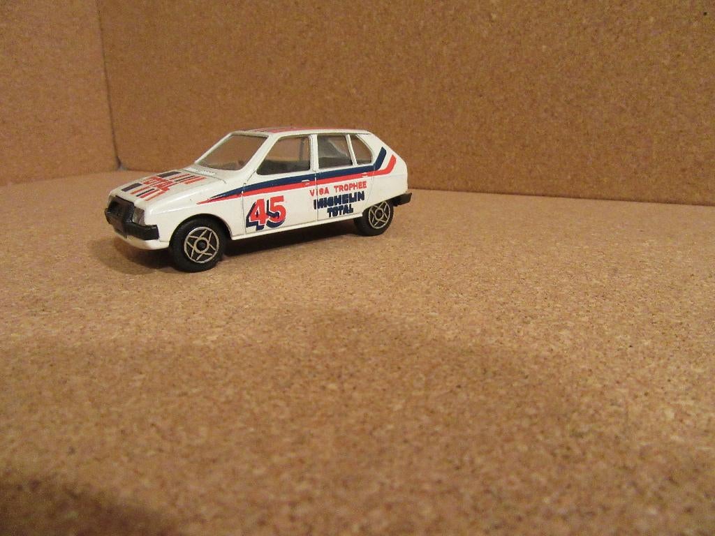 Solido Citroën Visa, Total racenummer 45 (nr. 1302), Hobby en Vrije tijd, Modelauto's | 1:43, Ophalen of Verzenden, Zo goed als nieuw