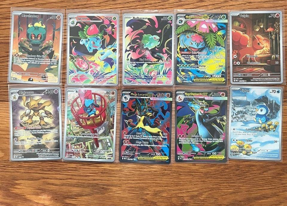 bijna alle Pokemon hits uit de Mega Evolution sets., Hobby en Vrije tijd, Ophalen of Verzenden, Meerdere kaarten