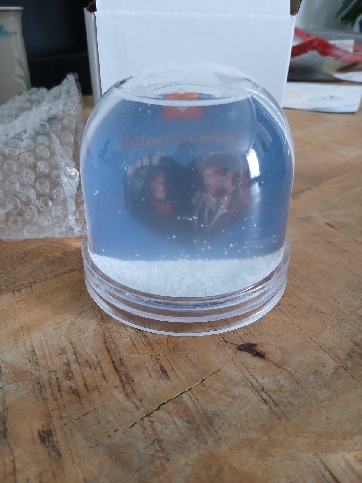 Sneeuwbol voor 2 foto's, Ophalen of Verzenden, Nieuw