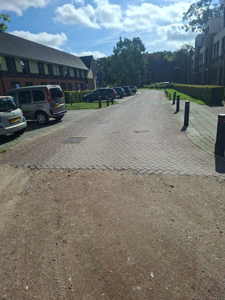 Gebakken Keiformaat Klinkers - ca. 90m², Tuin en Terras, Ophalen, Overige materialen, Gebruikt, Klinkers
