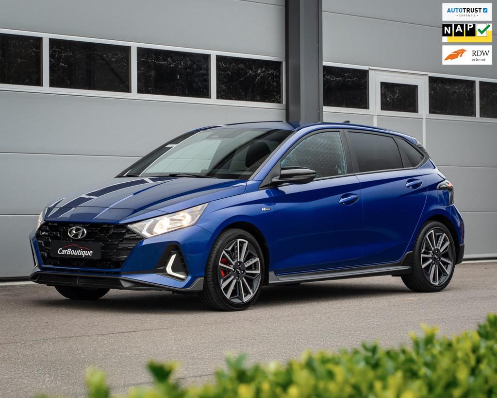Hyundai I20 1.0 T-GDI N Line I Camera I Carplay I Cruise Con, Auto's, Hyundai, Voorwielaandrijving, Gebruikt, Blauw, 100 pk