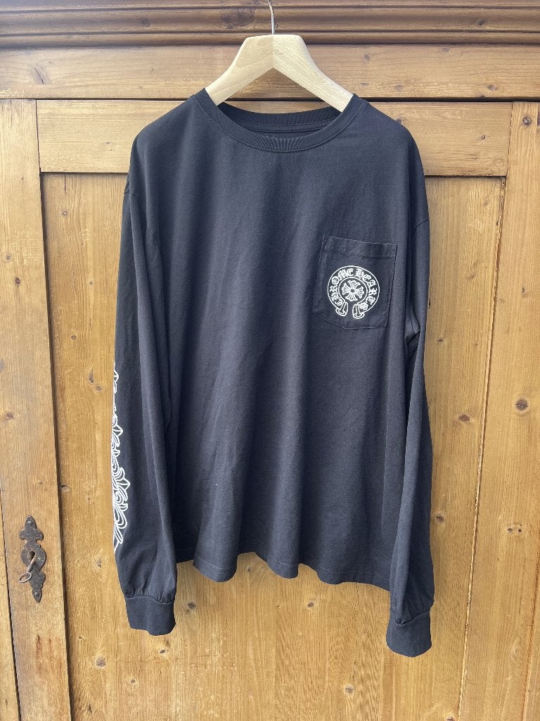 Chrome Hearts Longsleeve Zwart - Maat XL, Chrome Hearts, Verzenden, Zwart, Maat 56/58 (XL)