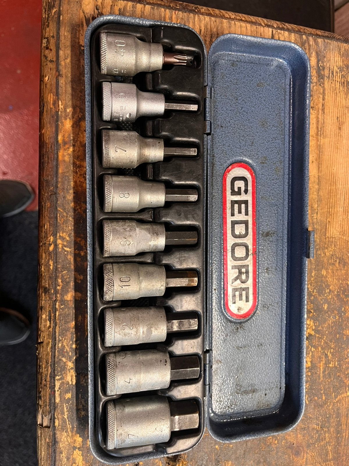 1/2 “ GEDORE Inbusdoppenset, Ophalen, Zo goed als nieuw