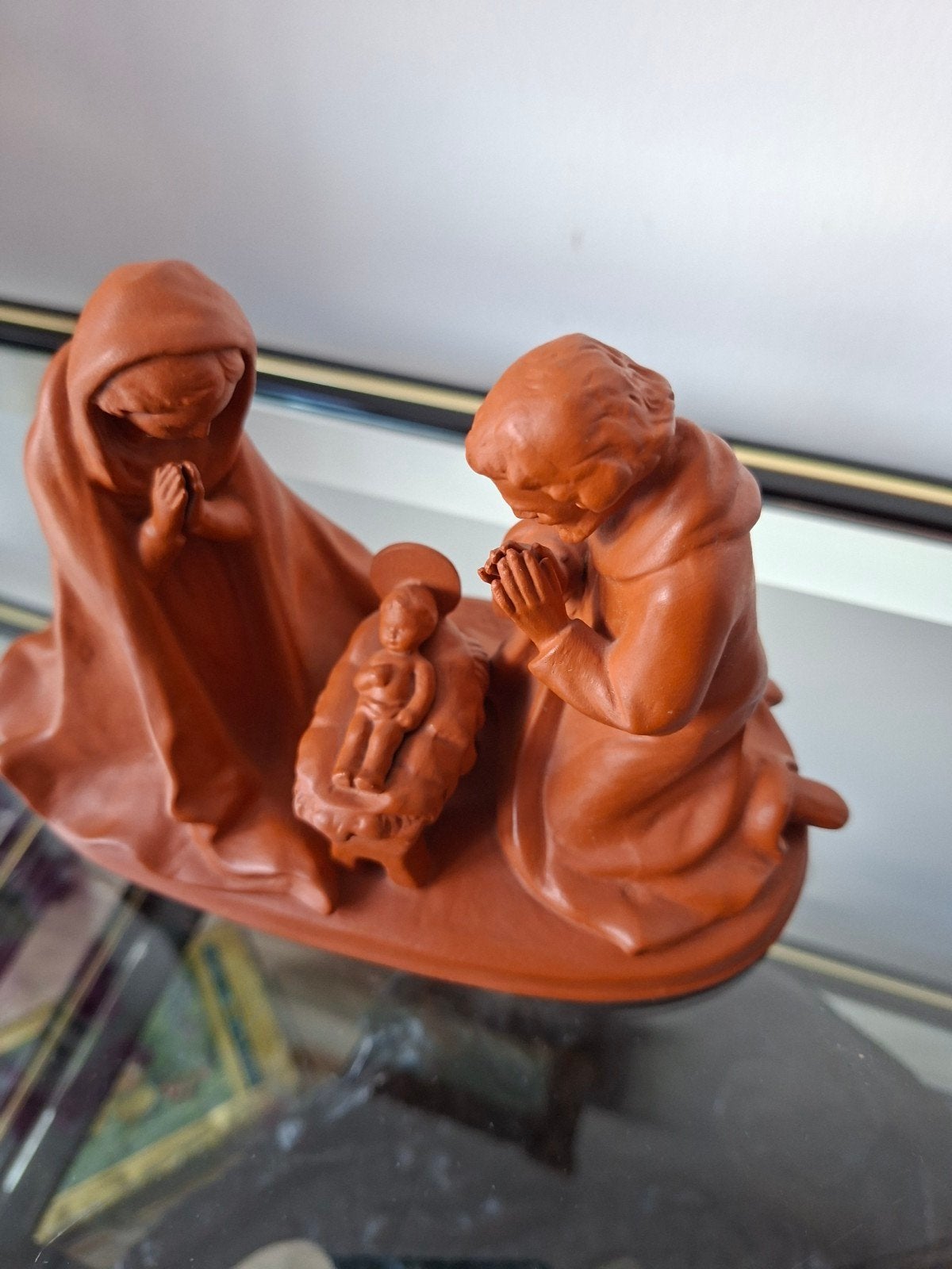 Puntgave kerststal uit de jaren '50, Antiek en Kunst, Ophalen of Verzenden
