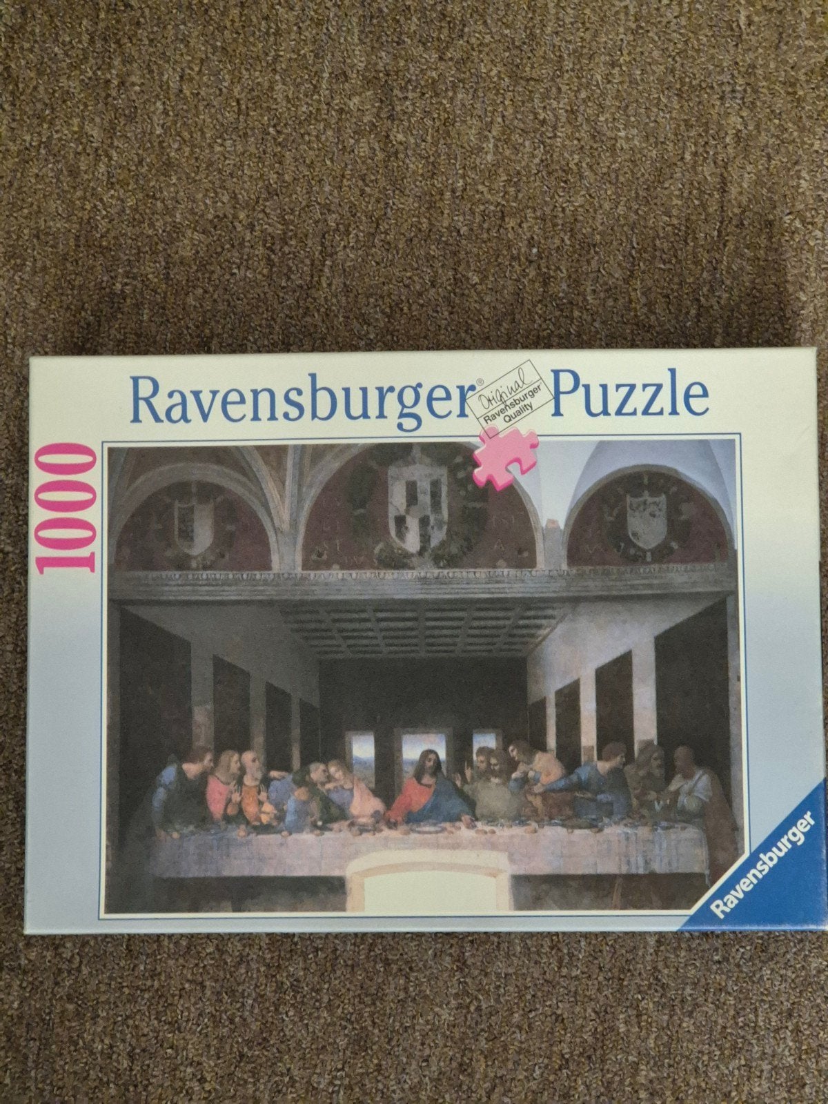 Ravensburger Legpuzzel Het Laatste Avondmaal 1000 stukjes, Ophalen of Verzenden, 500 t/m 1500 stukjes, Zo goed als nieuw, Legpuzzel