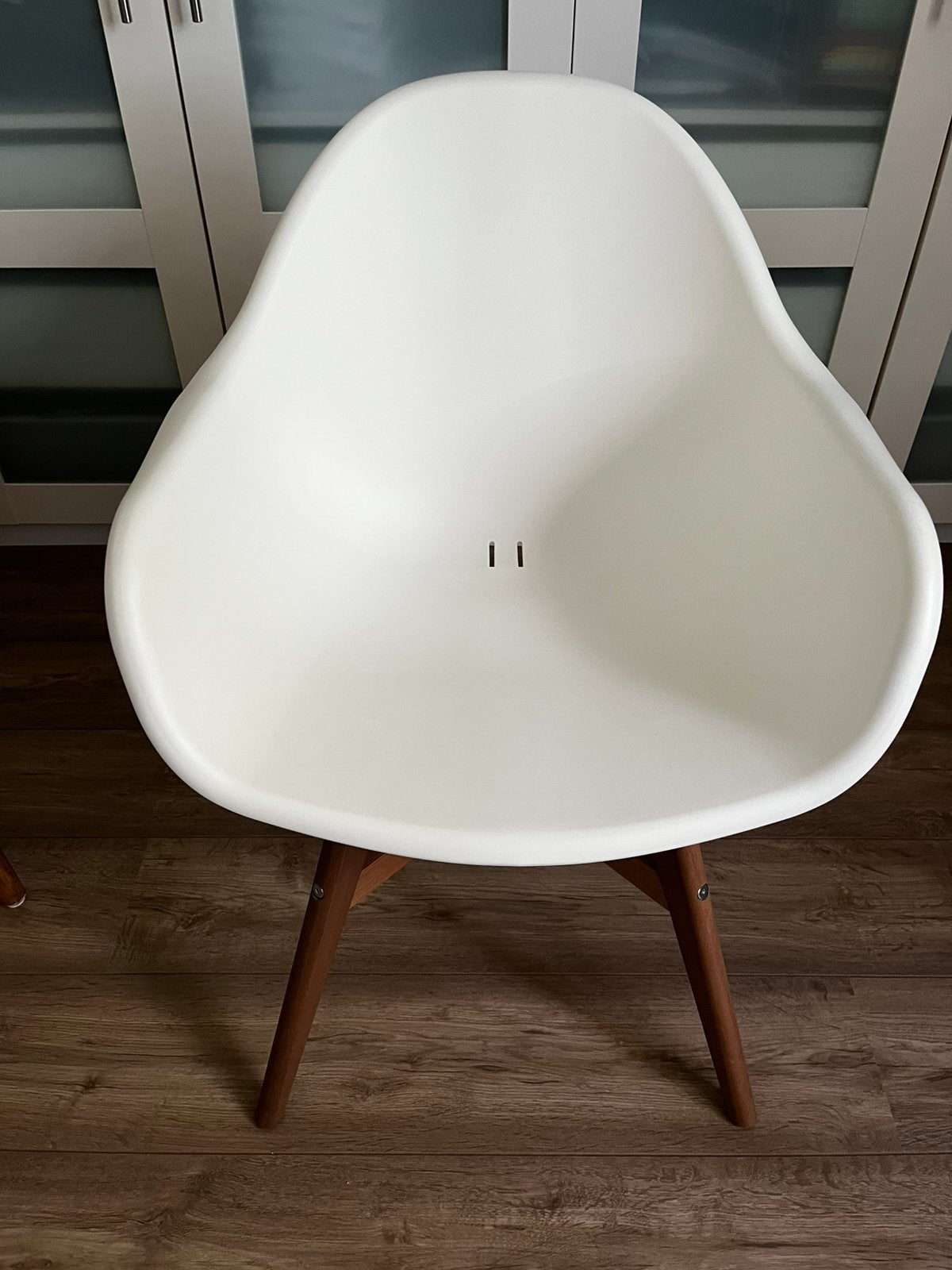 Kuipstoel, Huis en Inrichting, Stoelen, Ophalen, Zo goed als nieuw, Wit, Eén