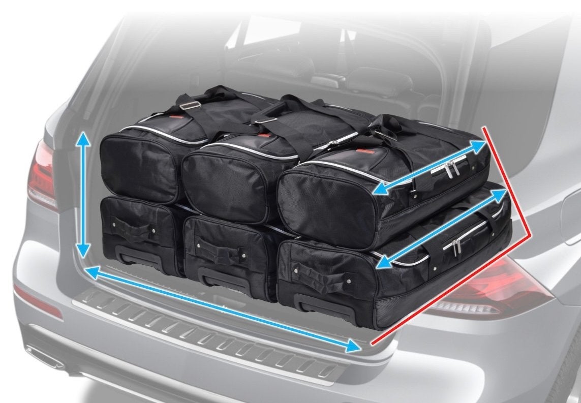 Car-Bags reistassenset 3 trolleys en 3 tassen, Sieraden, Tassen en Uiterlijk, Tassen | Reistassen en Weekendtassen, 30 cm of meer