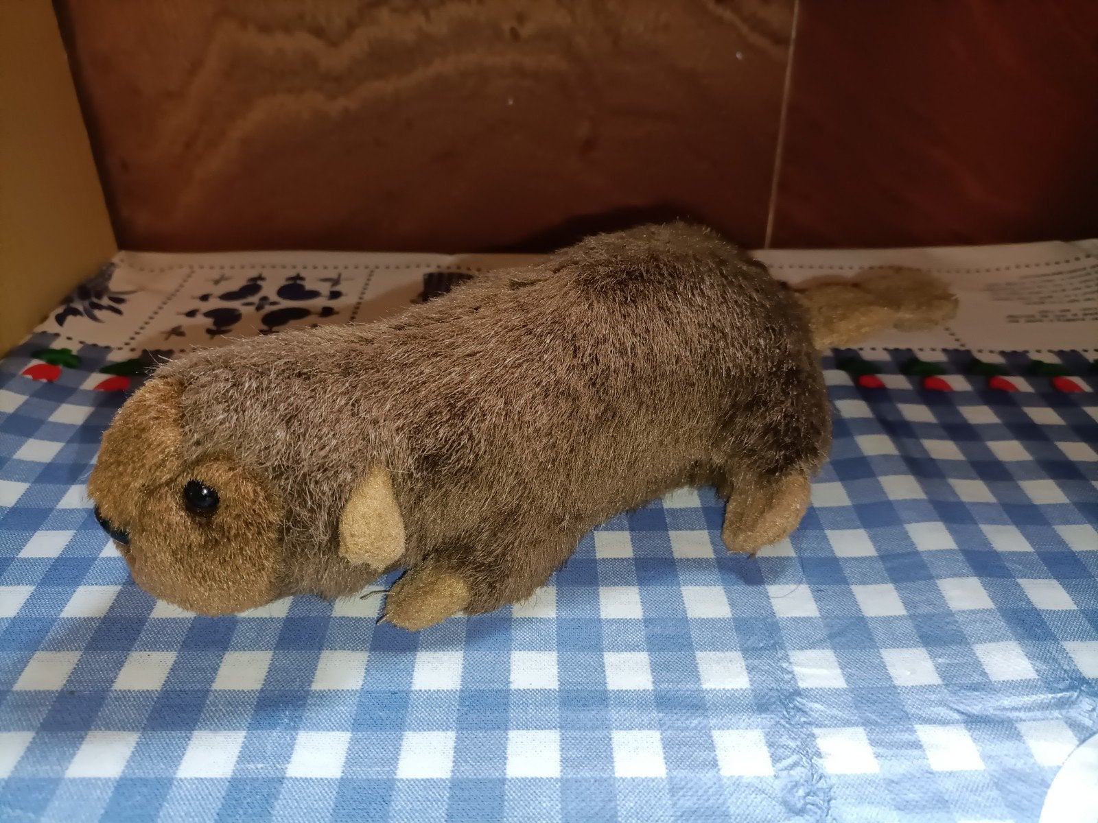 Bever knuffel 25 cm lang, Ophalen of Verzenden, Zo goed als nieuw, Overige typen