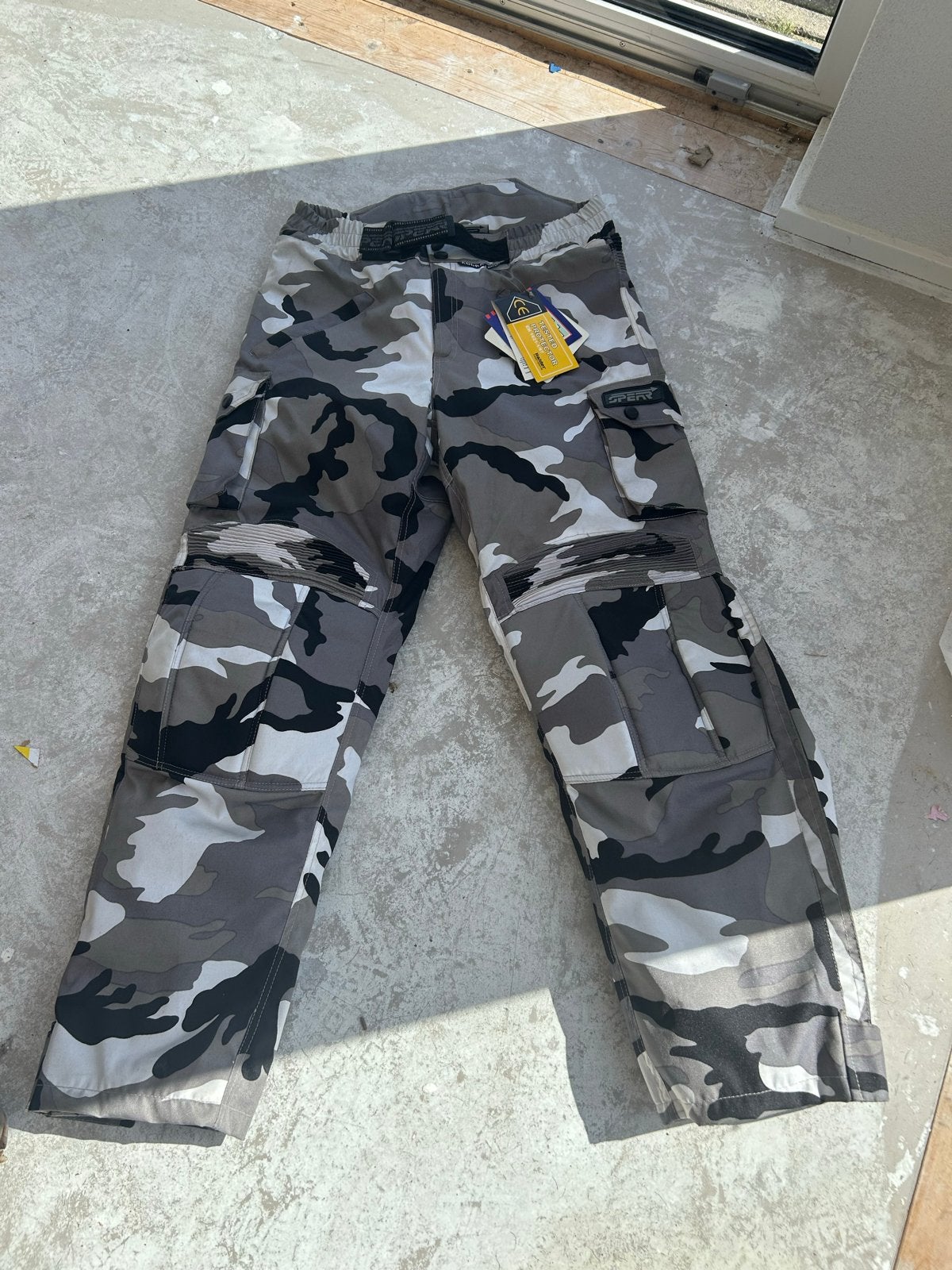 Nieuwe Motorbroek Camouflage XL - SPENR, Ophalen of Verzenden, Nieuw met kaartje, Heren, Broek | textiel