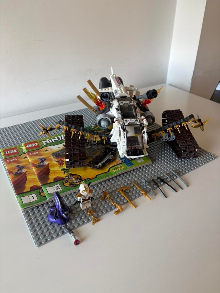 Lego Ninjago Sonic Ultra Raider 9449 Incompleet, Kinderen en Baby's, Speelgoed | Duplo en Lego, Gebruikt, Lego, Overige typen