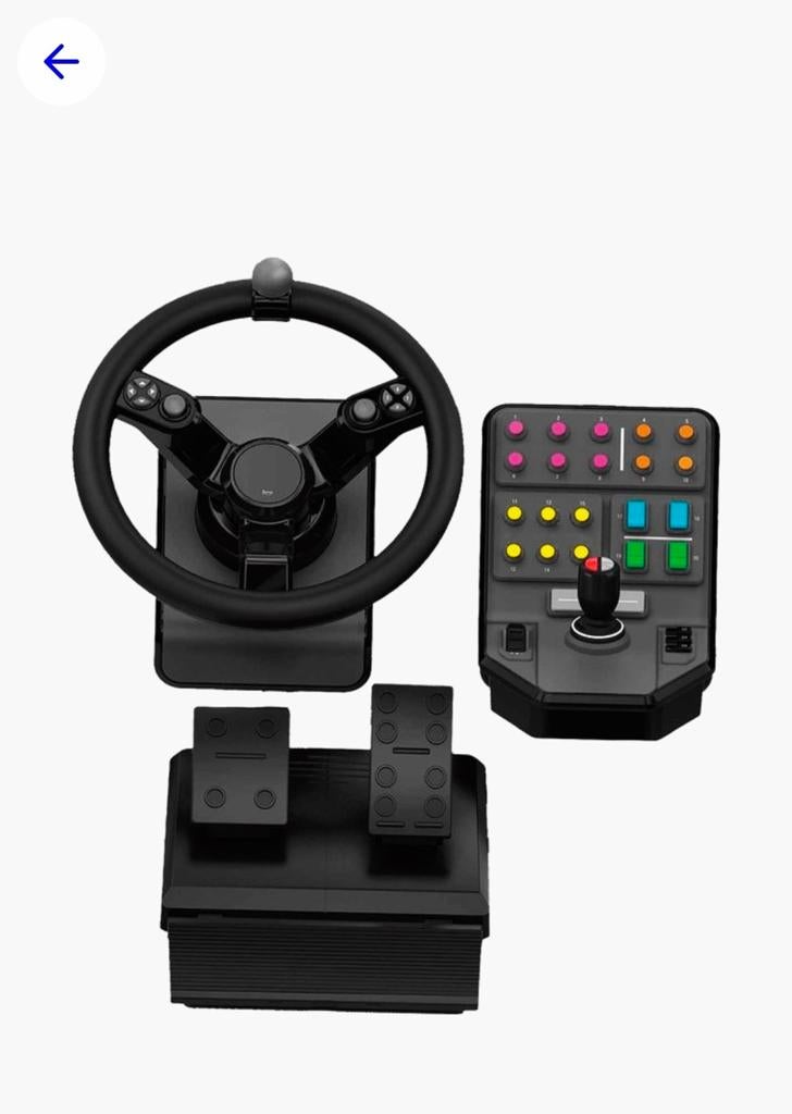 Logitech G Saitek Farm Simulator Heavy Equipment Bundle, Racestuur, Force feedback, Ophalen of Verzenden, Zo goed als nieuw
