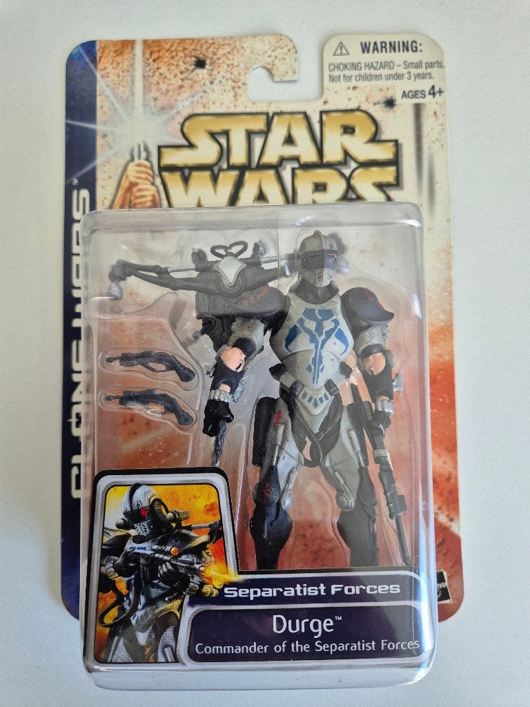 Star Wars CW 2003 Durge Commander of Separatist Fores, Ophalen of Verzenden, Nieuw, Actiefiguurtje