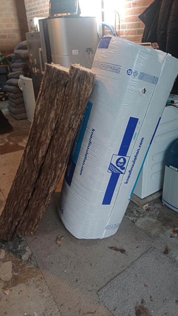 Knauf isolatiemateriaal glaswol, Ophalen, Dakisolatie, 12 cm of meer, Nieuw