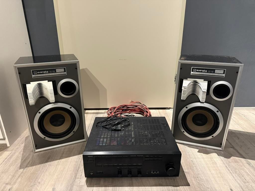 Yamaha DSP A590 Versterker Met Svenska DD115 Speakers, Ophalen of Verzenden, Zo goed als nieuw, Speakers, Overige merken