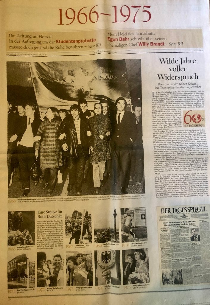 Jubileum uitgave Tagesspiegel,1945-2005. 27 september 2005, 20e eeuw of later, Europa, Nieuw, Ophalen of Verzenden