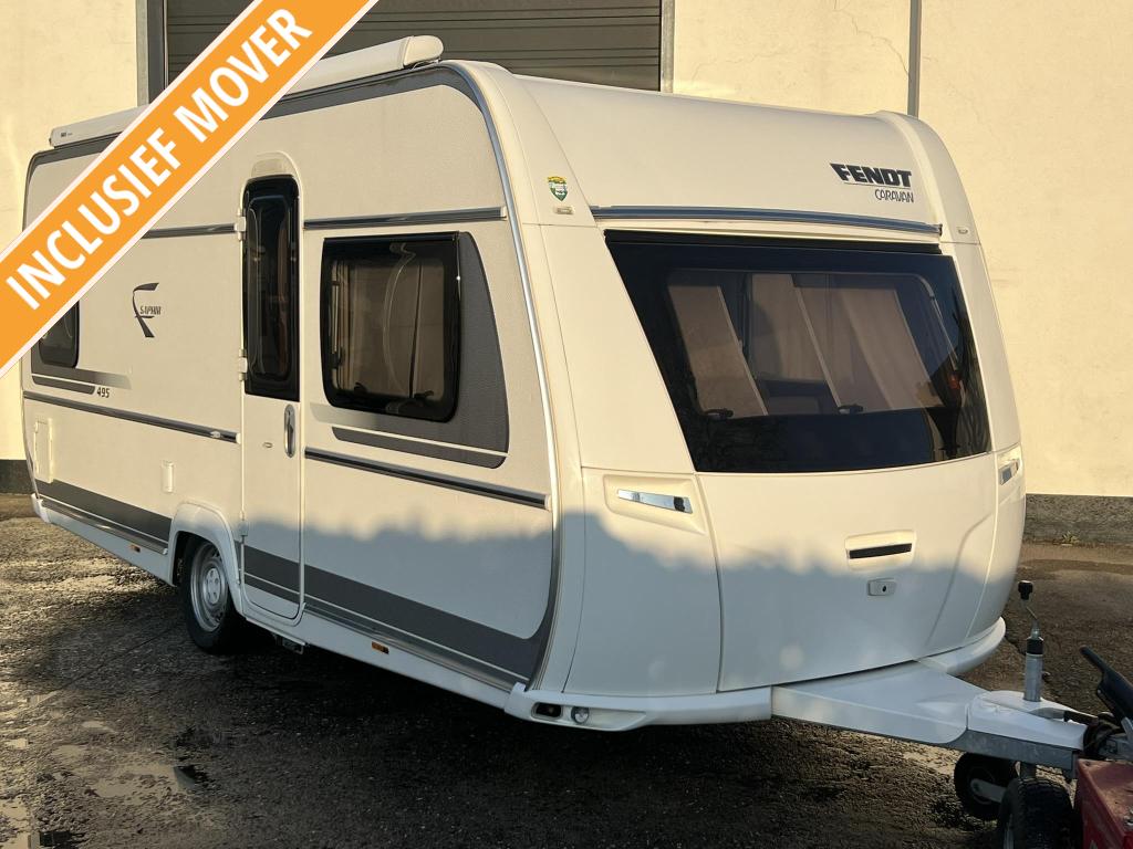 Fendt Saphir 495 SF - Mover - Thuleluifel, ATC systeem, Caravans en Kamperen, Rondzit, Schokbreker, Bedrijf, Overige typen