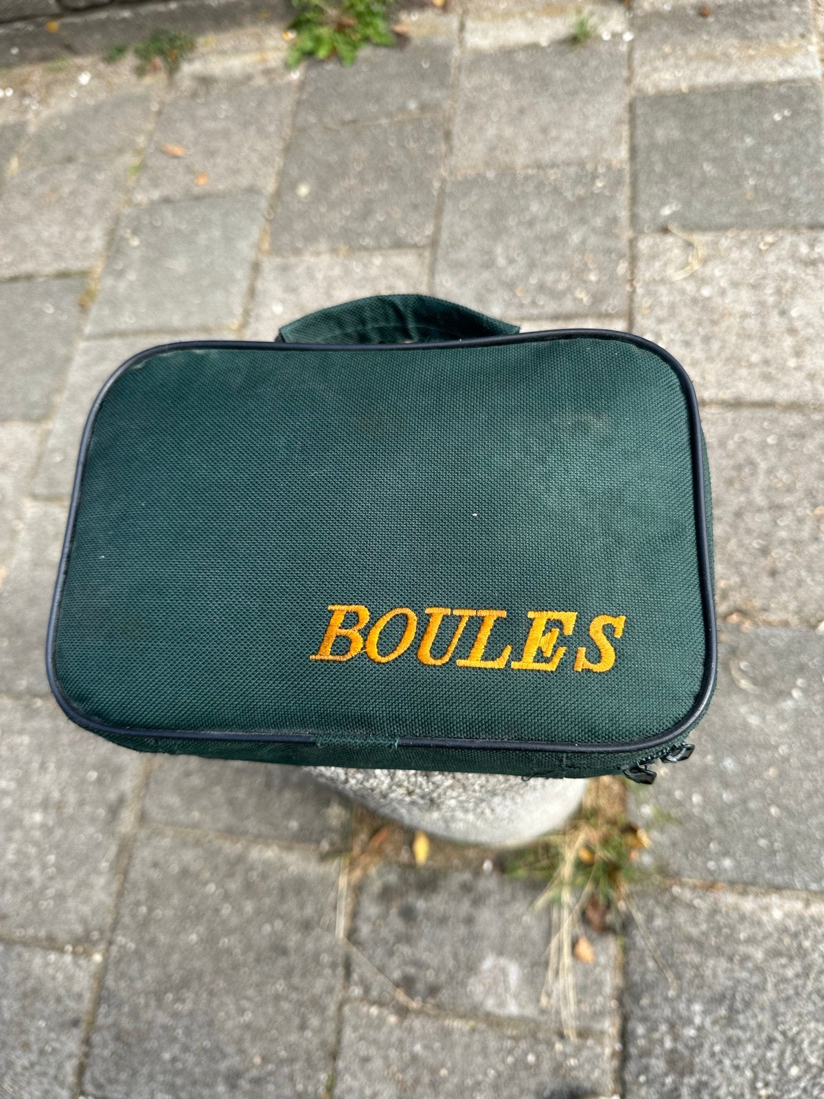 Petanque set met 6 metalen boules in draagtas, Ophalen of Verzenden, Gebruikt