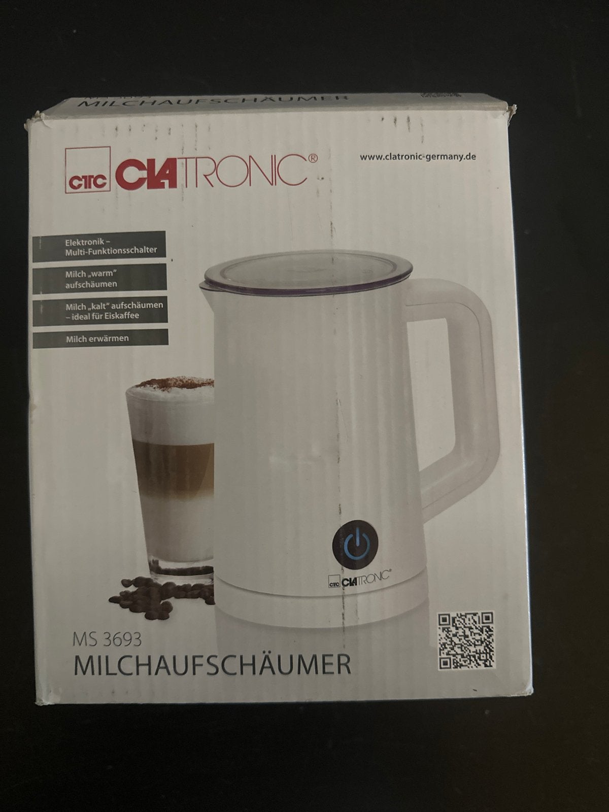 Clatronic MS 3693 Melkopschuimer - Nieuw in doos, Witgoed en Apparatuur, Nieuw, Ophalen of Verzenden, ., .