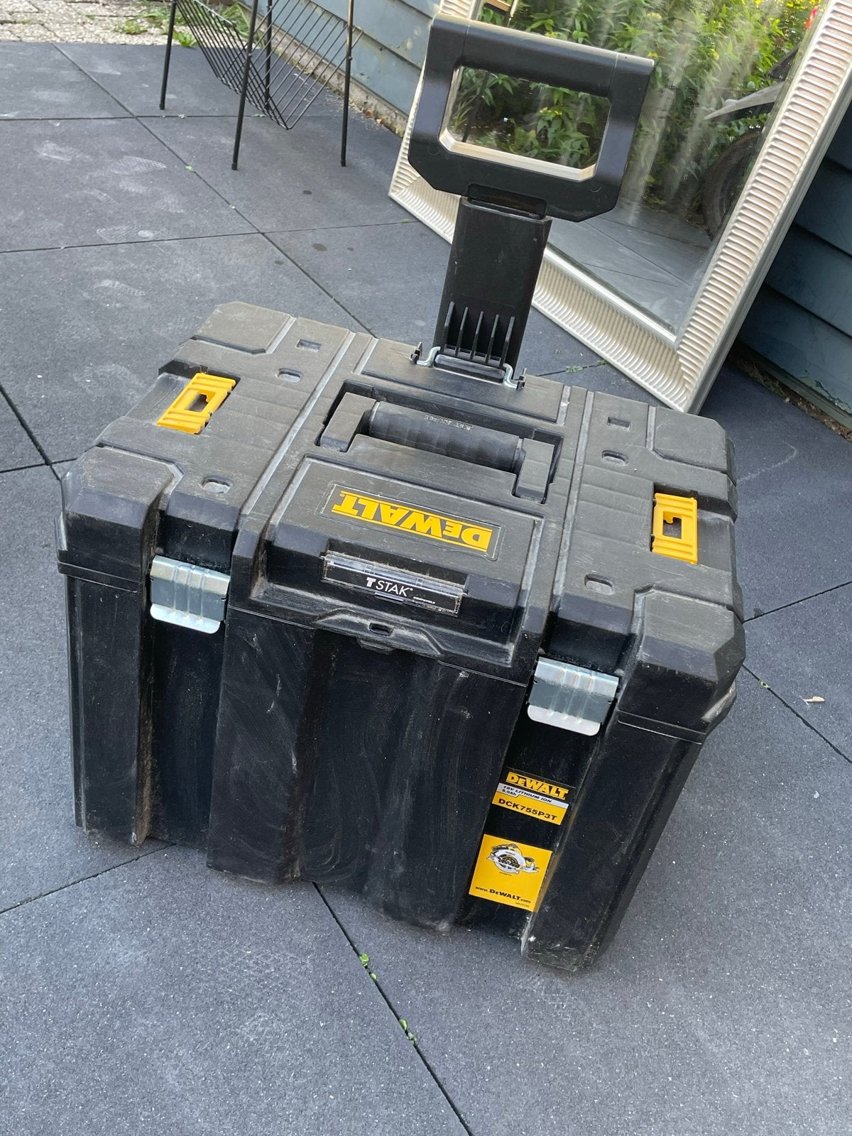DeWalt TSTAK opbergbox op wielen, Ophalen, Nieuw, Gereedschapsopslag, DeWalt