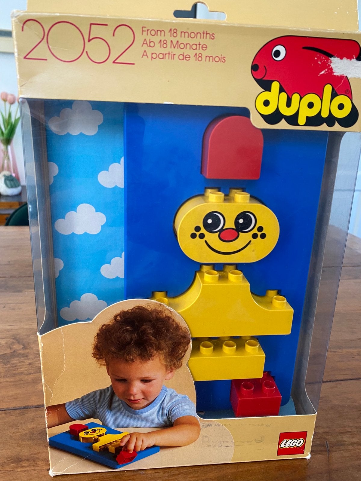 Vintage Duplo set 2052 - Vrolijke figuur, Gebruikt, Ophalen of Verzenden, Compleet, Duplo