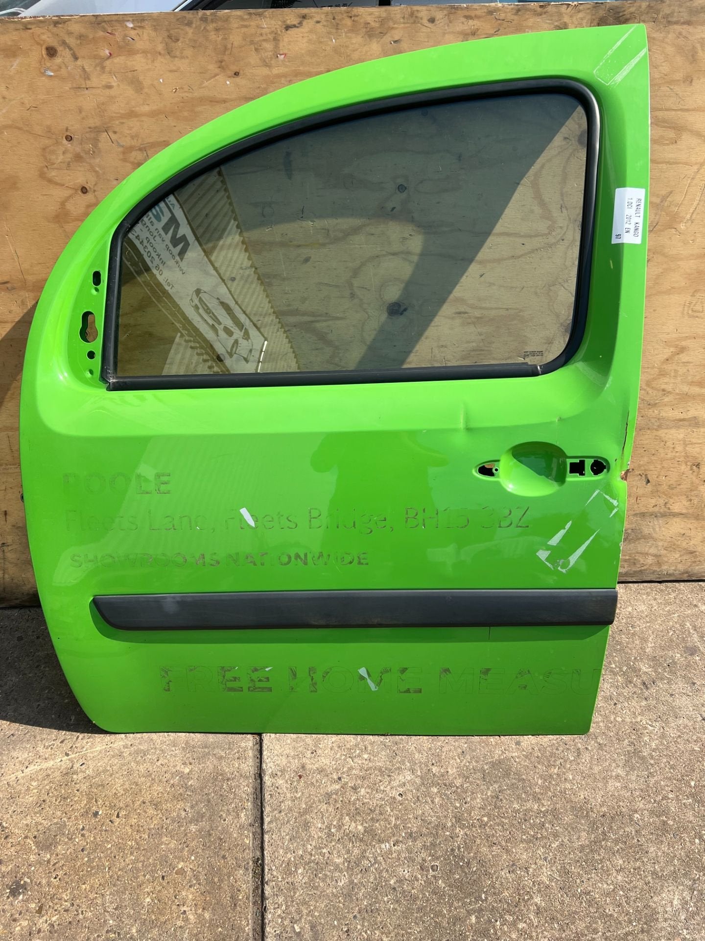 RENAULT KANGO Groen CM986 Links deur 2008-2013, Renault Group, Gebruikt, Contact.group@renault.com, Ophalen of Verzenden