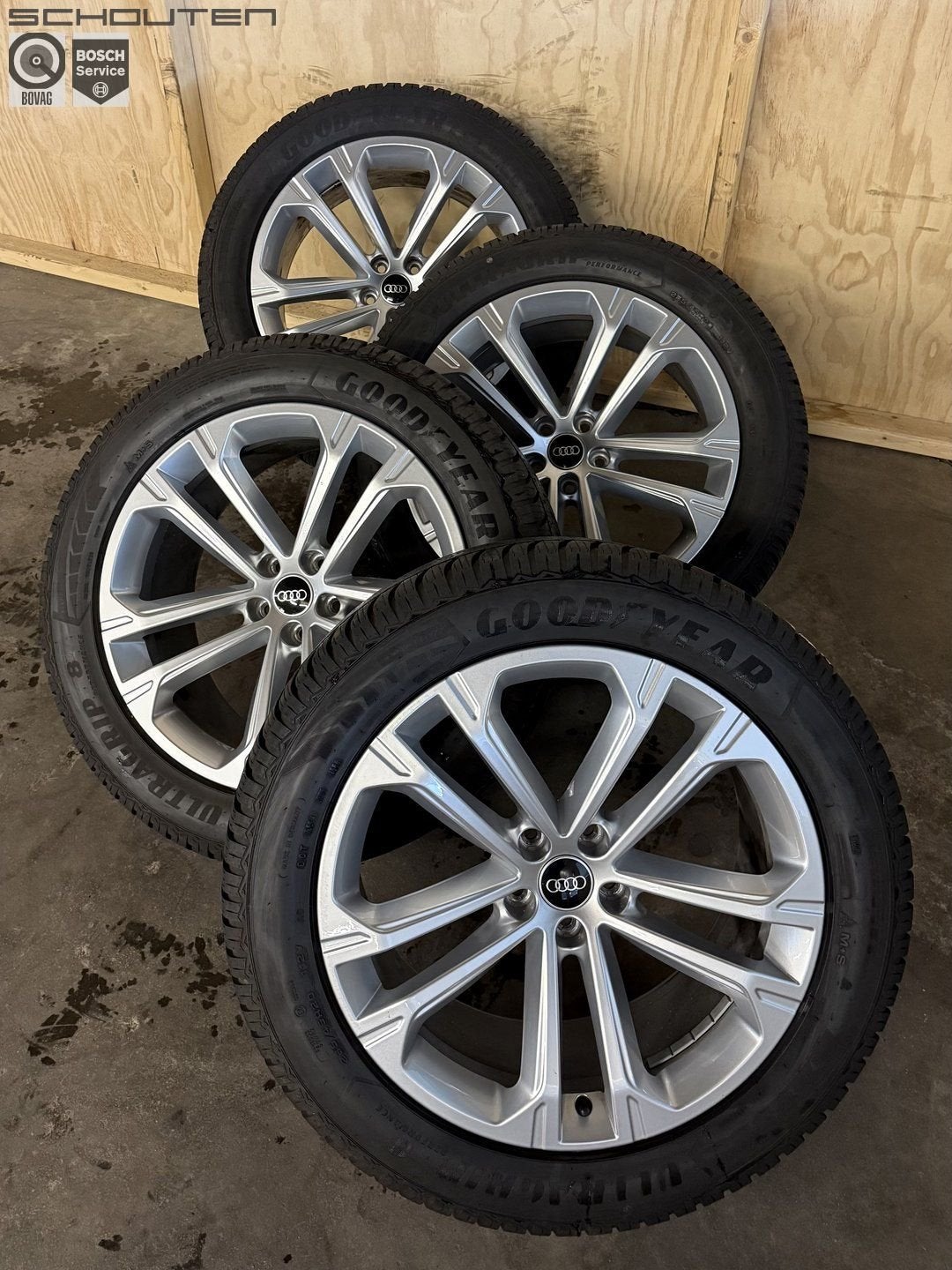 20" Audi Q7 Winterset, Gebruikt, -, -, Banden en Velgen