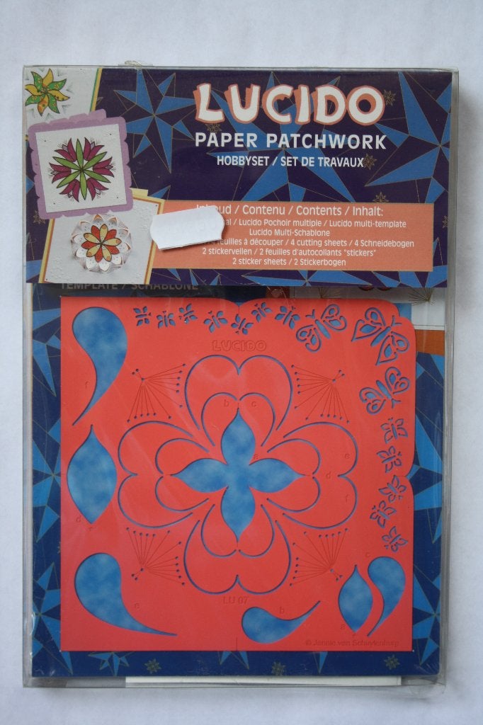 Lucido paper patchworkset kashmir hart, Verzenden, Nieuw, Kerst, Pons of Mal