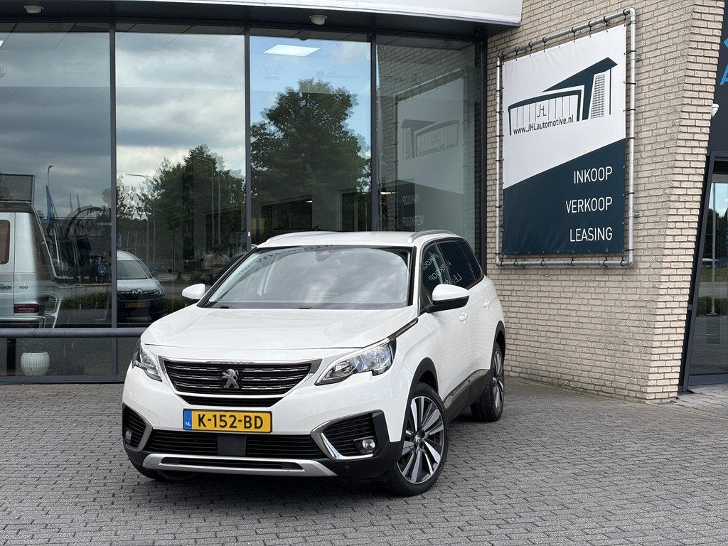 Peugeot 5008 1.2*130PK*NAVI*CAM*CRUISE*ECC*CARPLAY*7PERS, Auto's, Gebruikt, 1199 cc, Wit, Origineel Nederlands