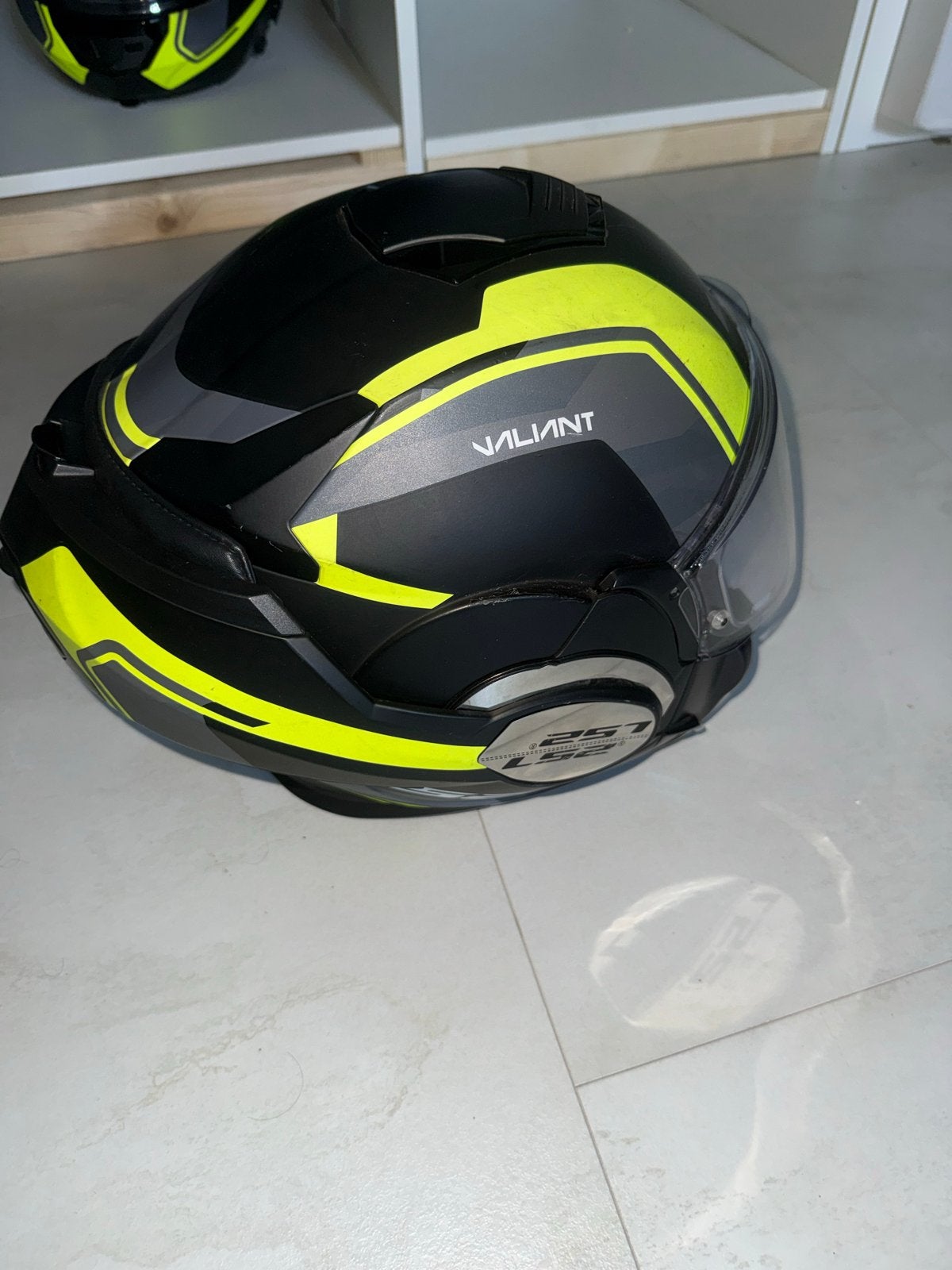 LS2 Valiant helm maat M met Cardo Freecom 2, M, Systeemhelm, Tweedehands, Ophalen