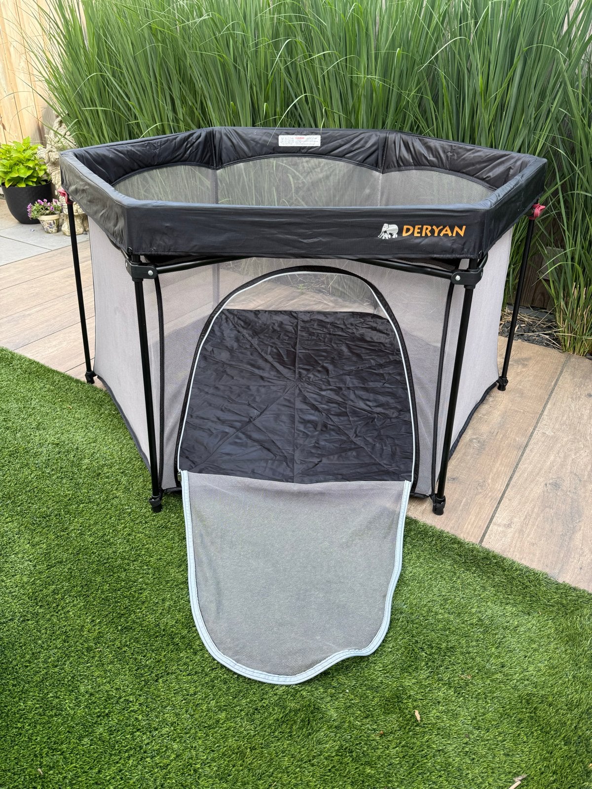 Grondbox Deryan - Ideaal voor baby's en peuters, Kinderen en Baby's, Ophalen, Zo goed als nieuw, Reisbedje