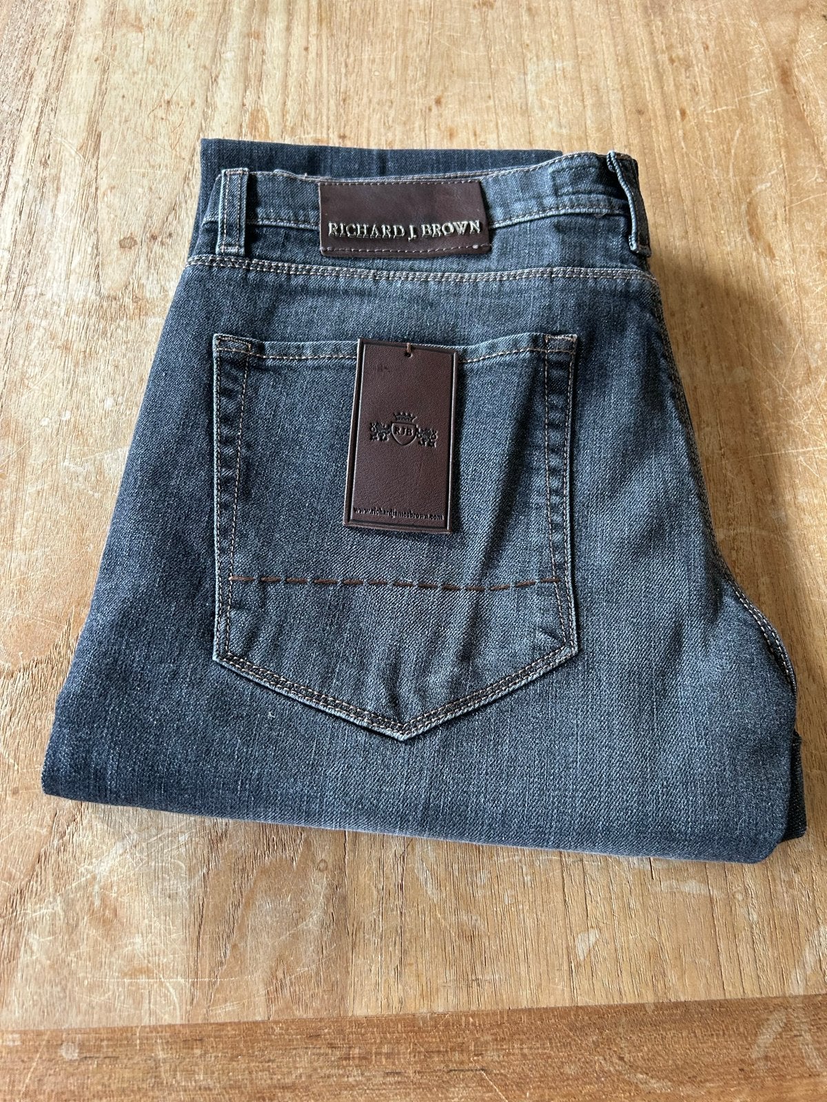 Richard J. Brown Jeans - Nieuw met label maat 30, Ophalen of Verzenden, Nieuw, Grijs, W32 (confectie 46) of kleiner