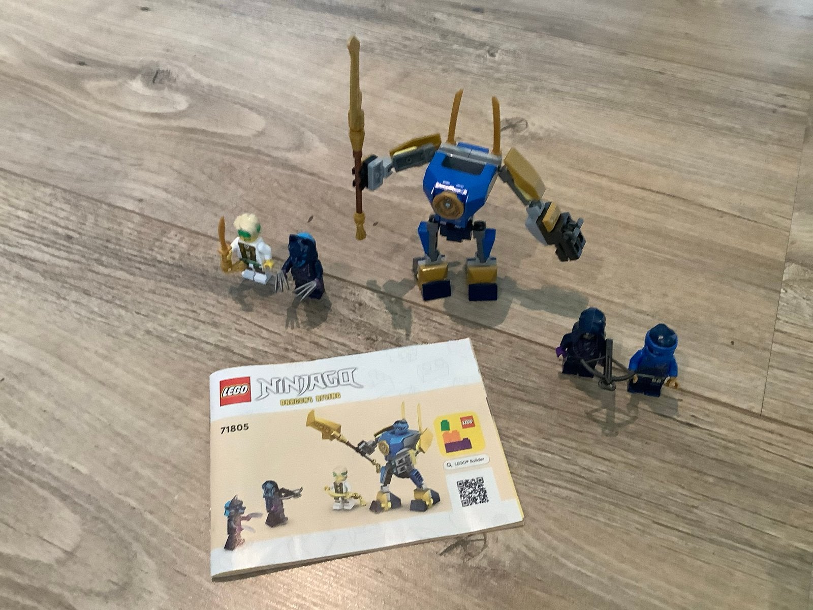 LEGO Ninjago 71805 Jay's Mech Battle Pack - Zo goed als nieu, Lego, Ophalen of Verzenden, Zo goed als nieuw, Compleet