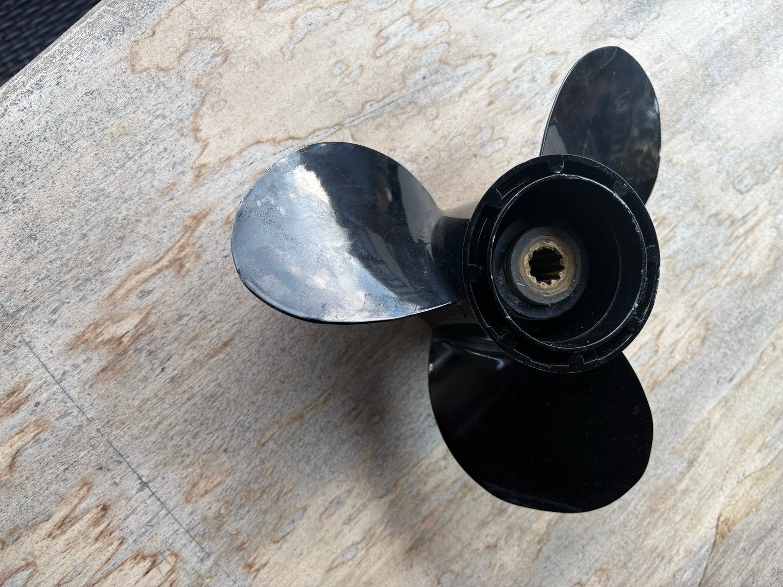 Suzuki schroef 15 pk - 9 1/4 x 10, Ophalen of Verzenden, Gebruikt, Motor en Techniek