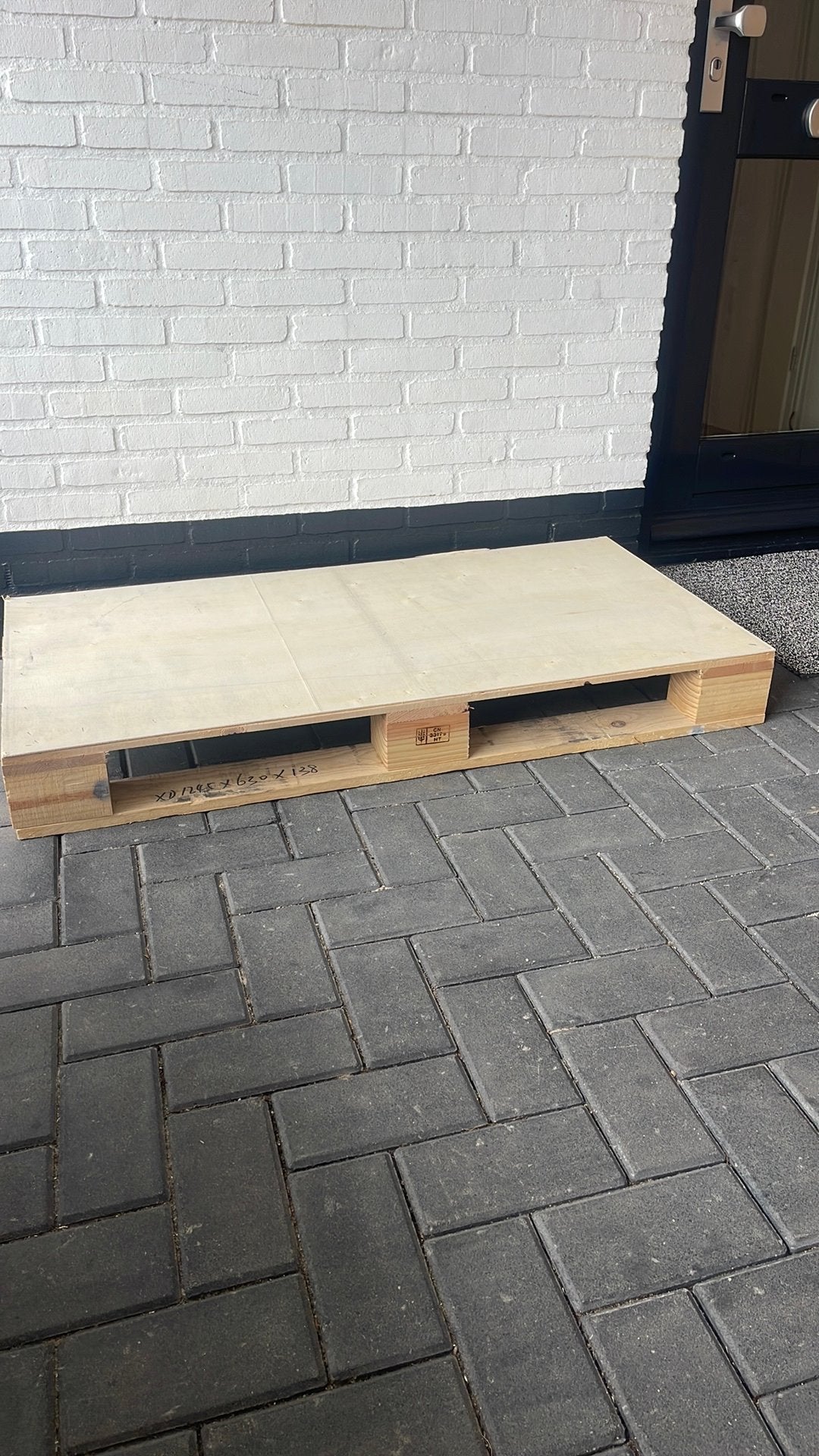 Pallet, Doe-het-zelf en Verbouw, Ophalen, Zo goed als nieuw, 50 mm of meer, Minder dan 200 cm