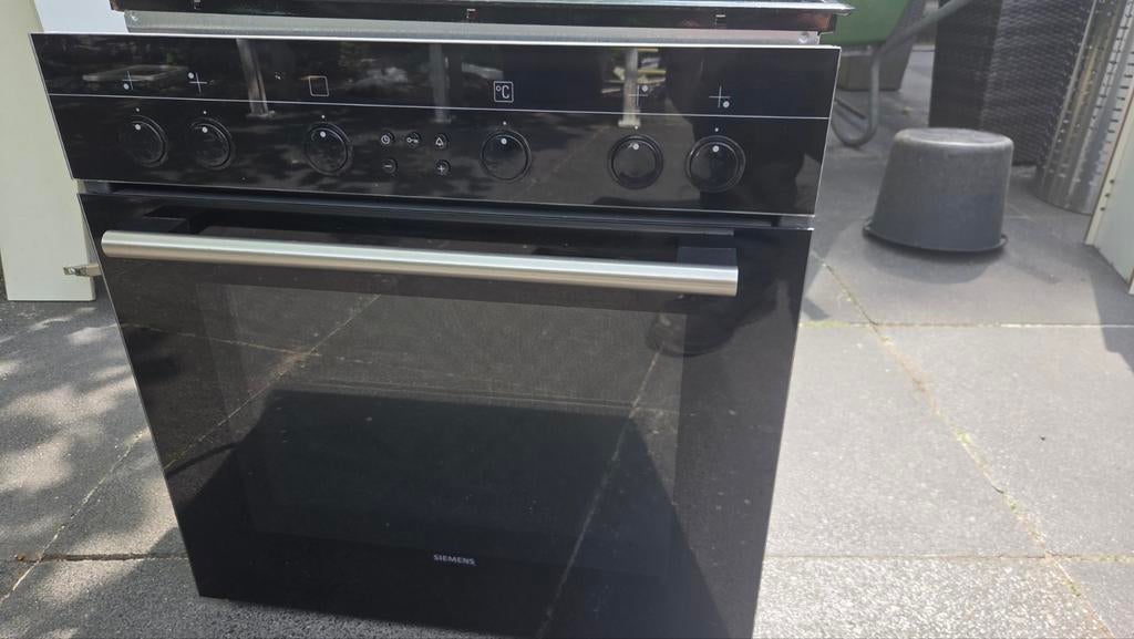 Siemens keramische kookplaat en oven combi, Witgoed en Apparatuur, Fornuizen, Ophalen, Gebruikt, 60 cm of meer, Keramisch