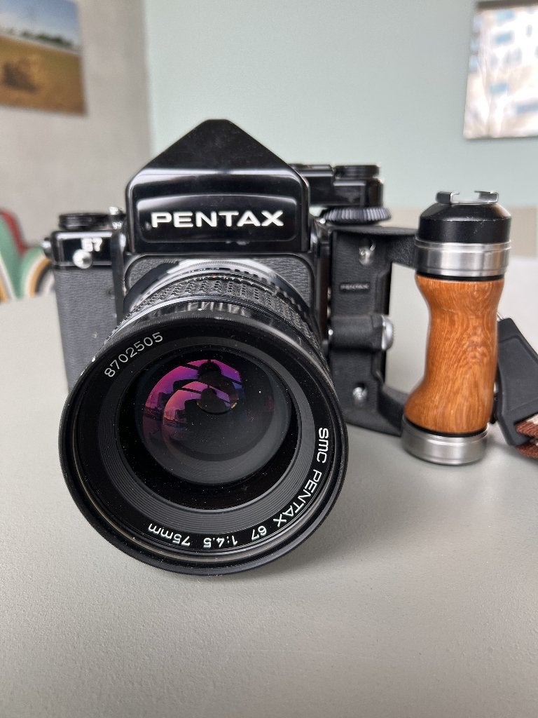 pentax 67, Audio, Tv en Foto, Fotocamera's Analoog, Ophalen of Verzenden, Gebruikt, Spiegelreflex, Pentax