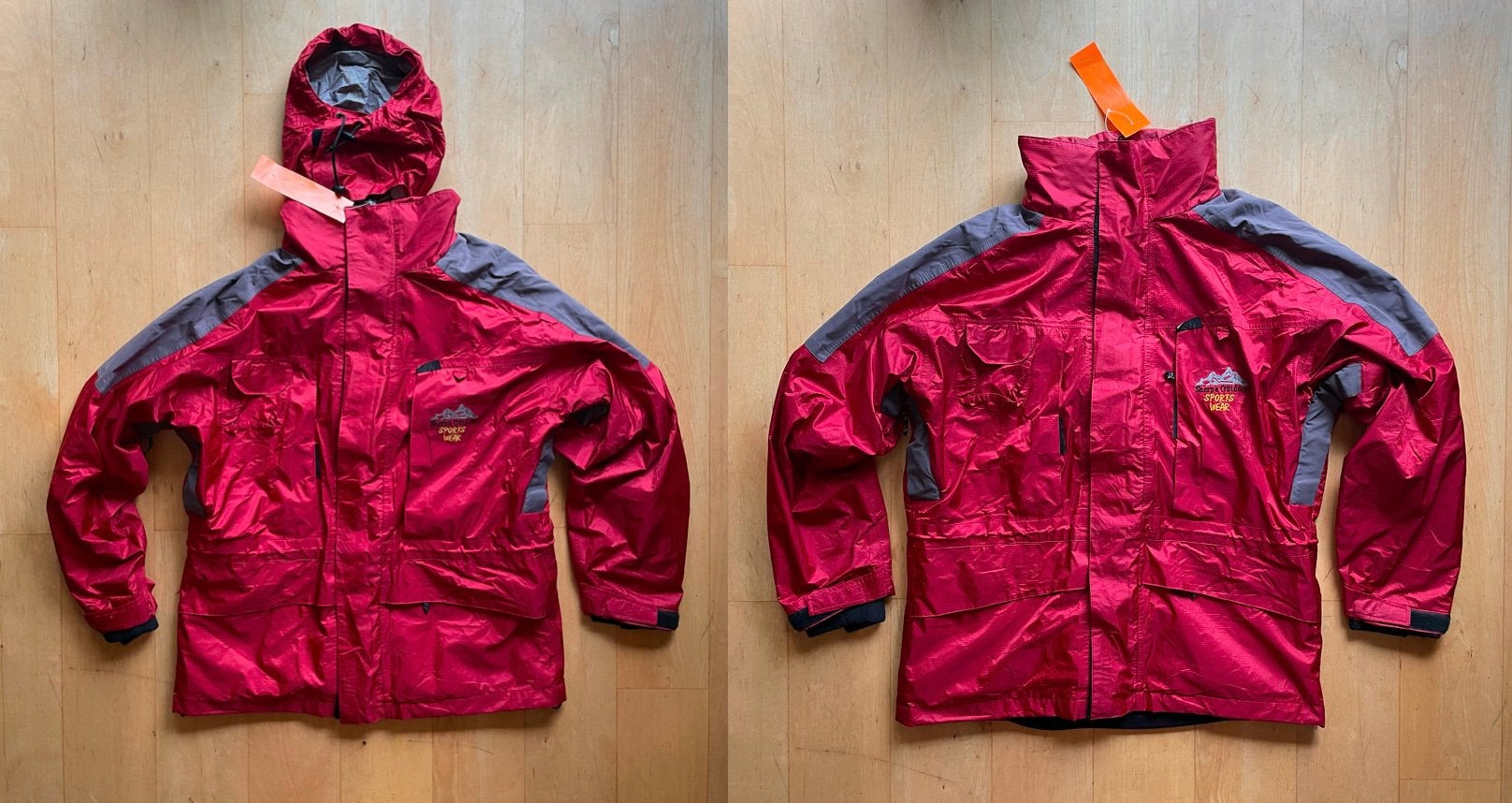 Sherpa Goretex Sherpa Tex outdoor wandel jas jack L / XL, Ophalen of Verzenden, Maat 52/54 (L), Rood